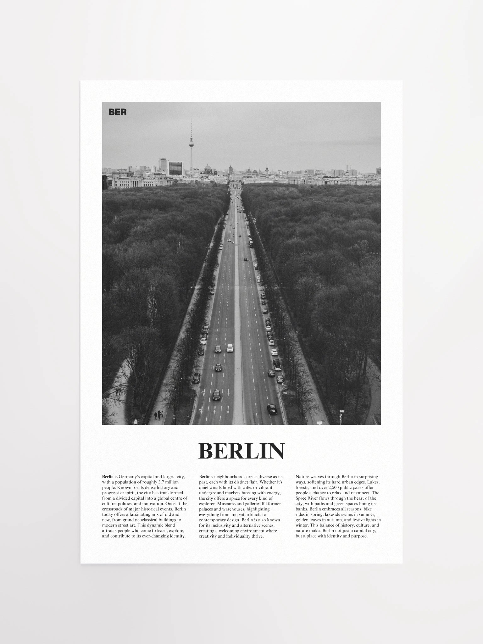 Berlin 03 Newspaper Poster product image (5)