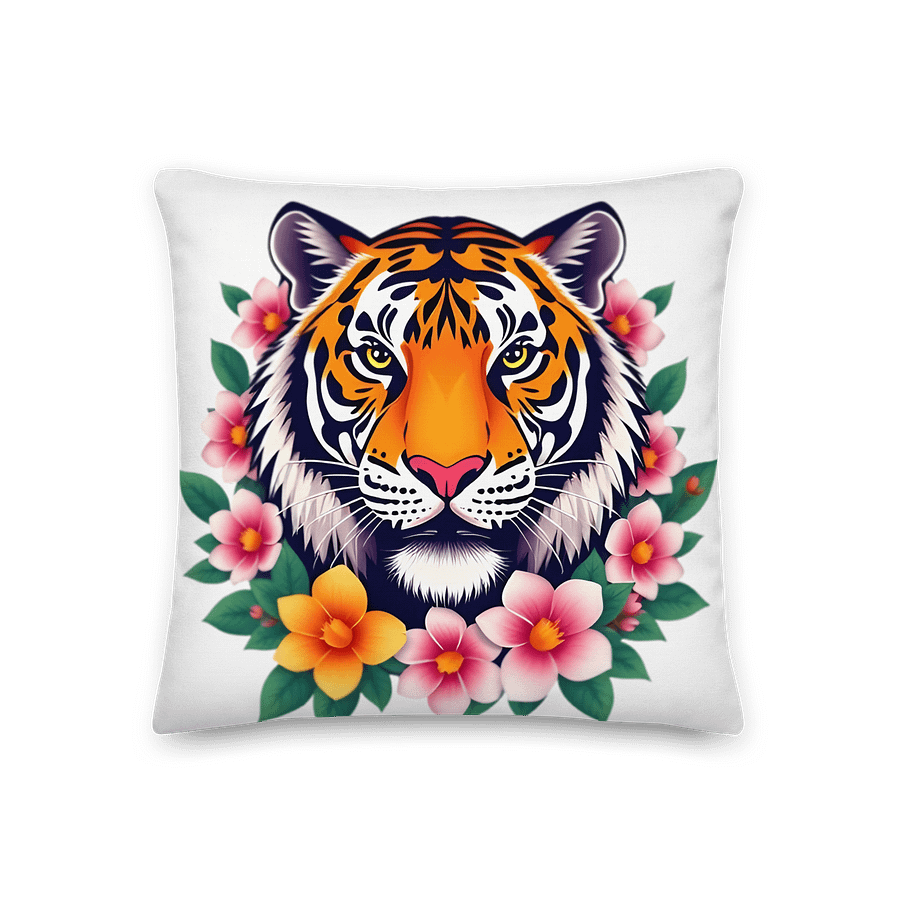 Floral Tiger Cushion product image (1)