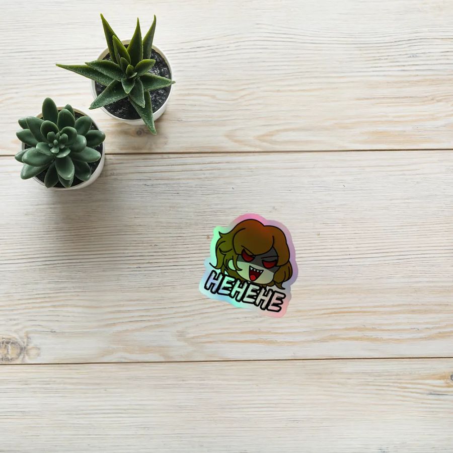 Evil Smile Bika holographic Sticker product image (10)