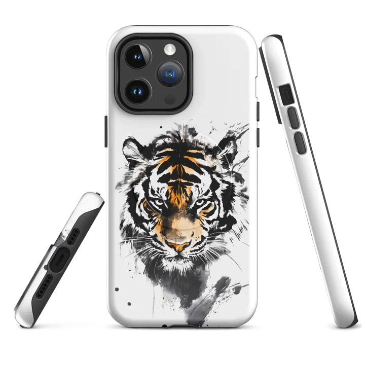 Tiger Face iPhone® MagSafe® Tough Case product image (4)