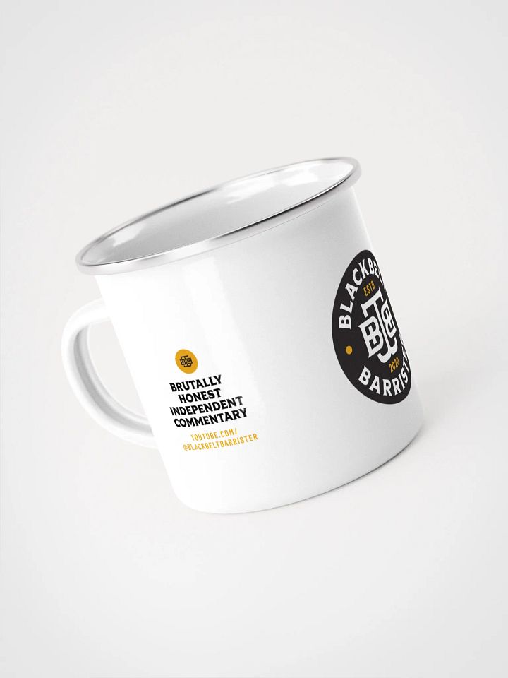 BBB White Enamel 12oz Mug product image (1)