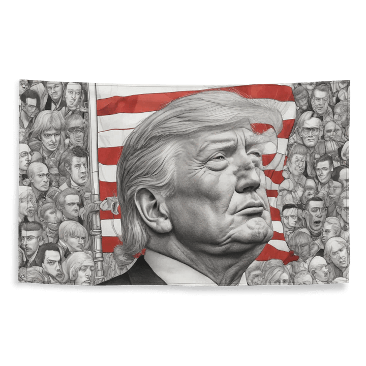 American Dreams Flag Wall Tapestry product image (2)