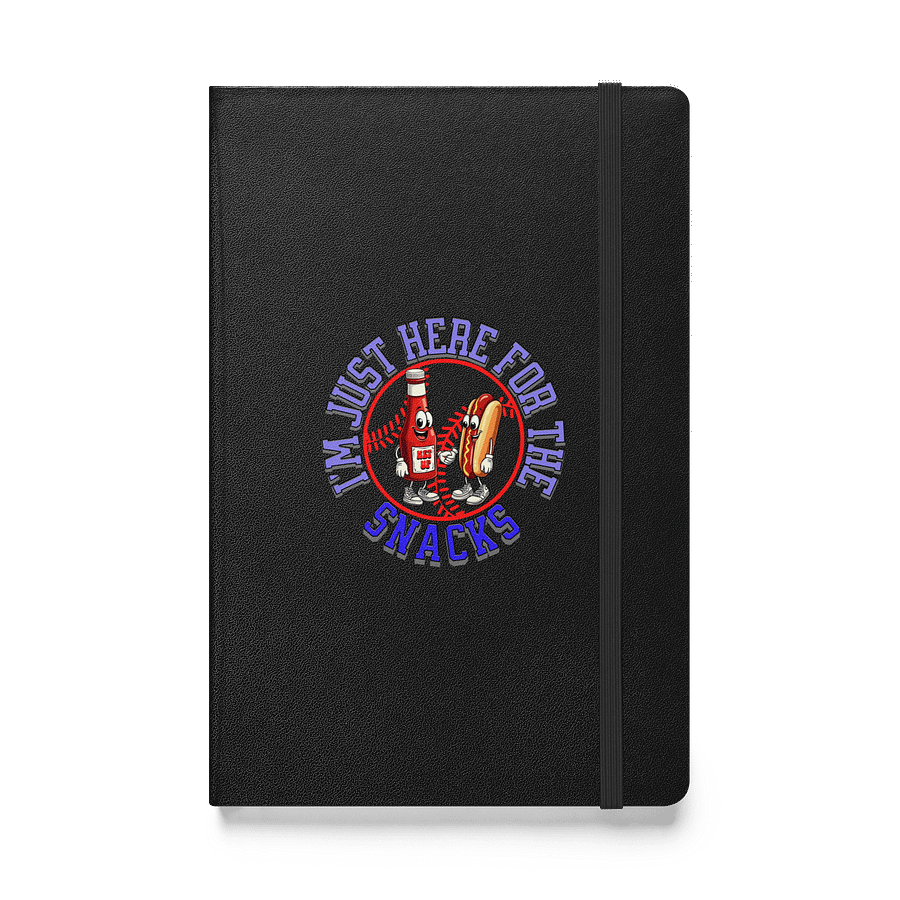 Im Just Here For The Snacks Baseball Buddies Hardcover Journal product image (1)