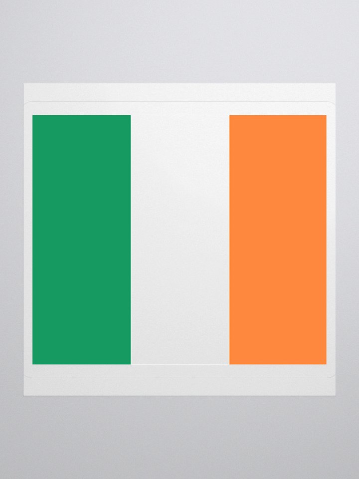 Ireland Flag Sticker | Green White Orange Design | Durable Vinyl | 3 Sizes product image (3)