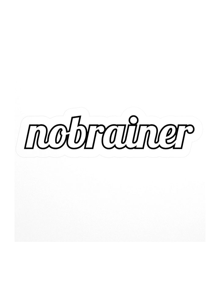 No Brainer Sticker product image (3)