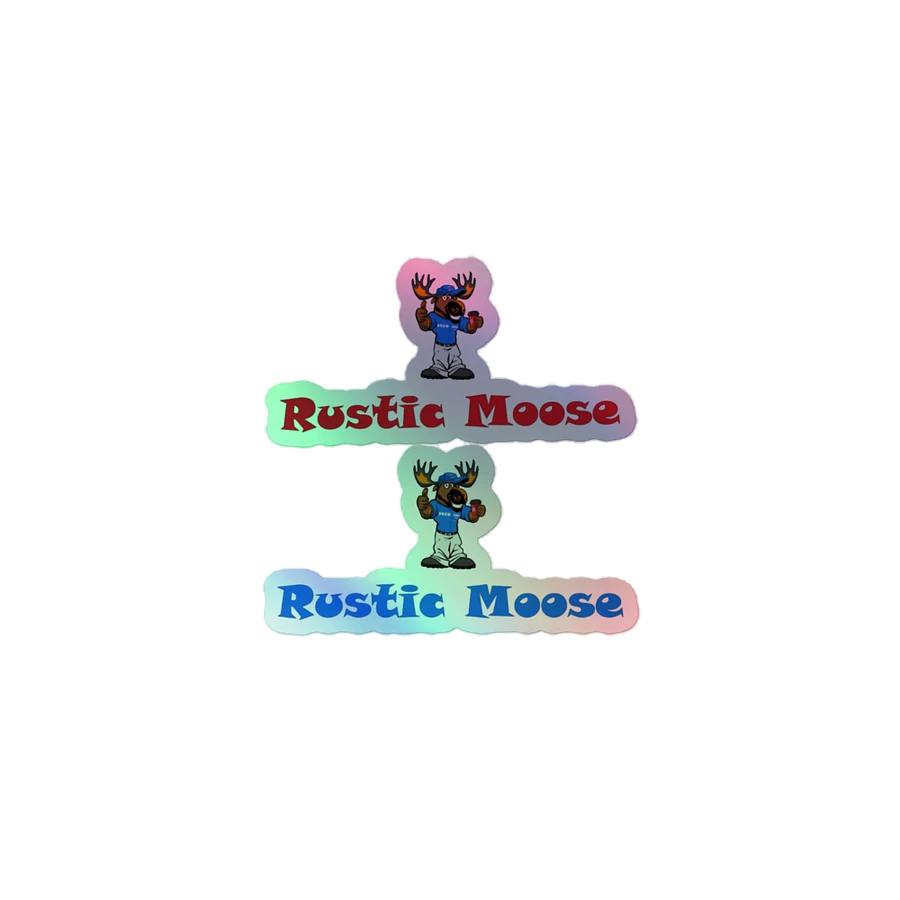 RusticMoose hologlyphic stickers product image (1)