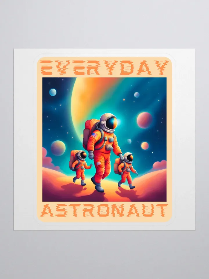 Everyday Astronaut Taking Kids to School Stickers product image (1)