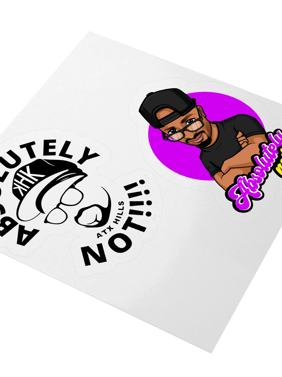 Absolutely Not Kiss Cut Stickers product image (7)