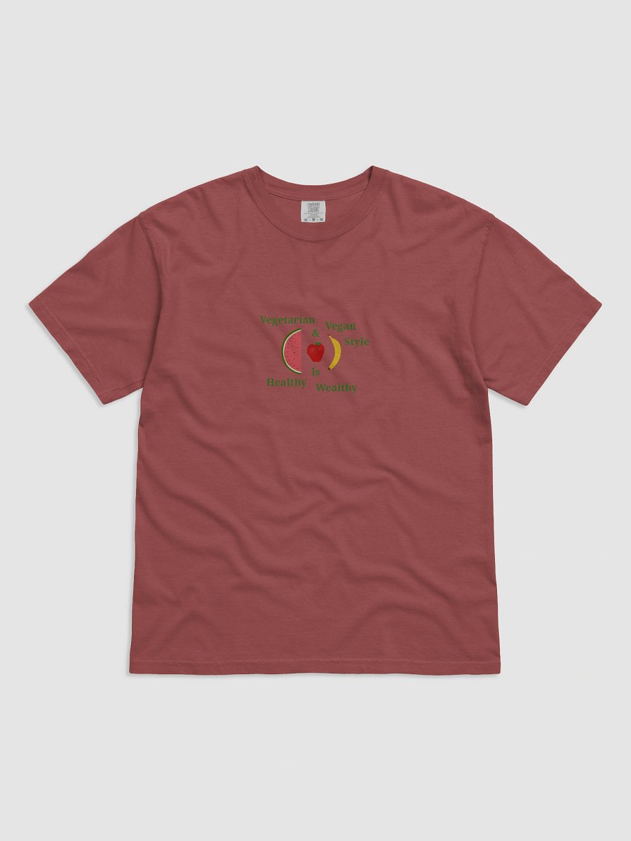 Healthy Wealthy Vegetarian Tee product image (1)