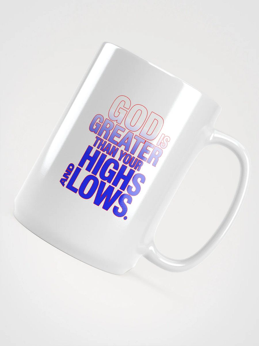 God is Greater Mug | Gradient Christian Coffee Cup product image (4)
