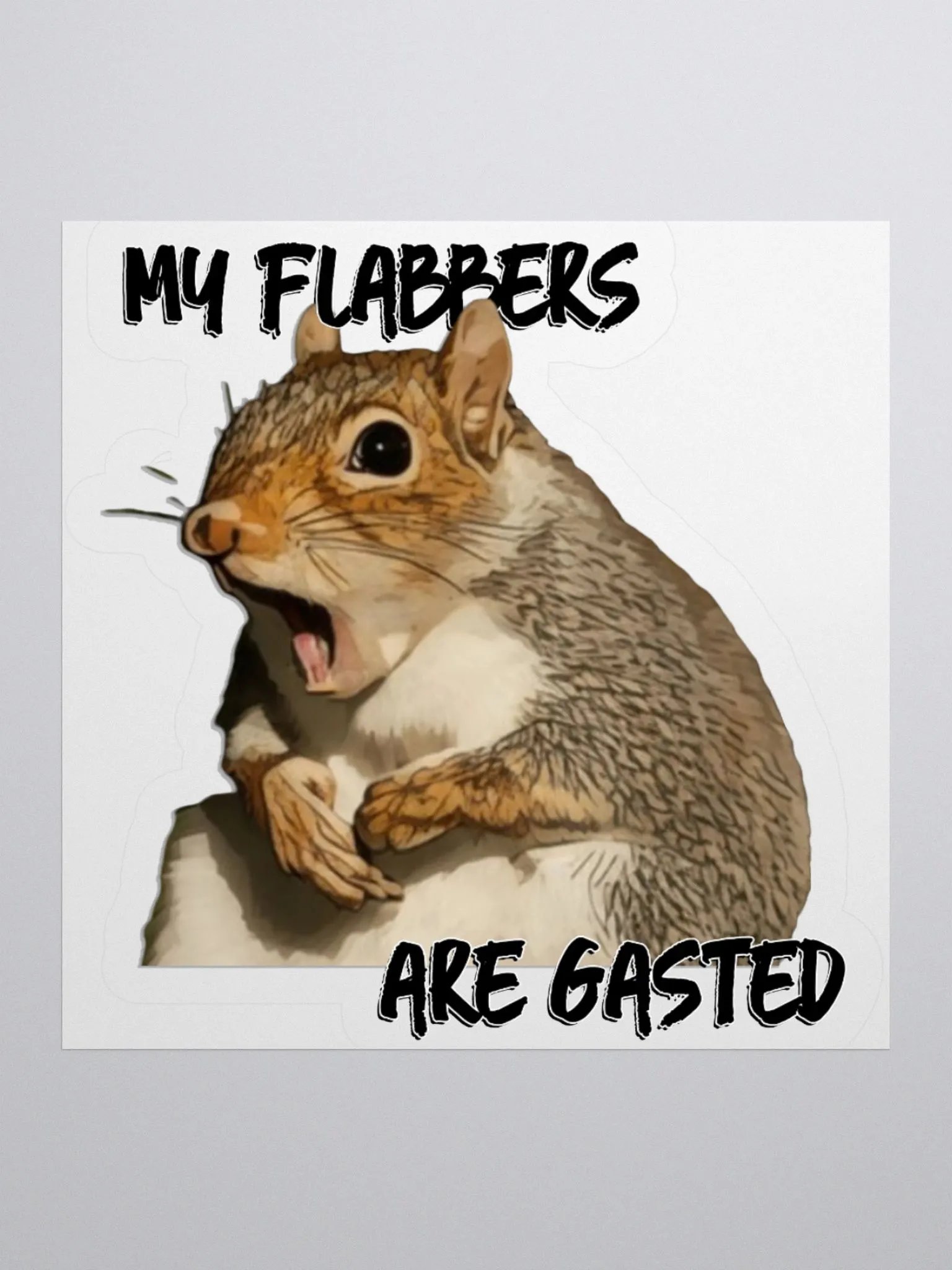 Waffles Flabbers Sticker product image (1)