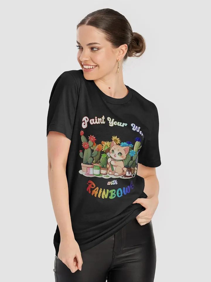 Rainbow Kitten Artist T-Shirt product image (1)