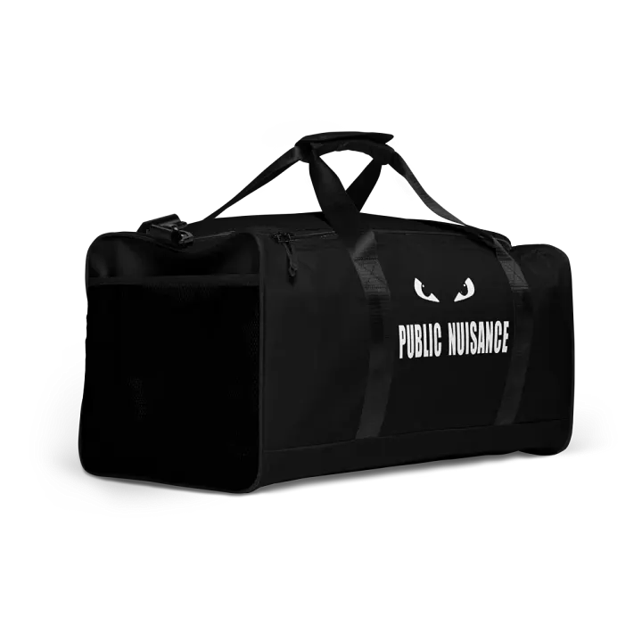 Public Nuisance: Black Block Duffle Bag product image (2)