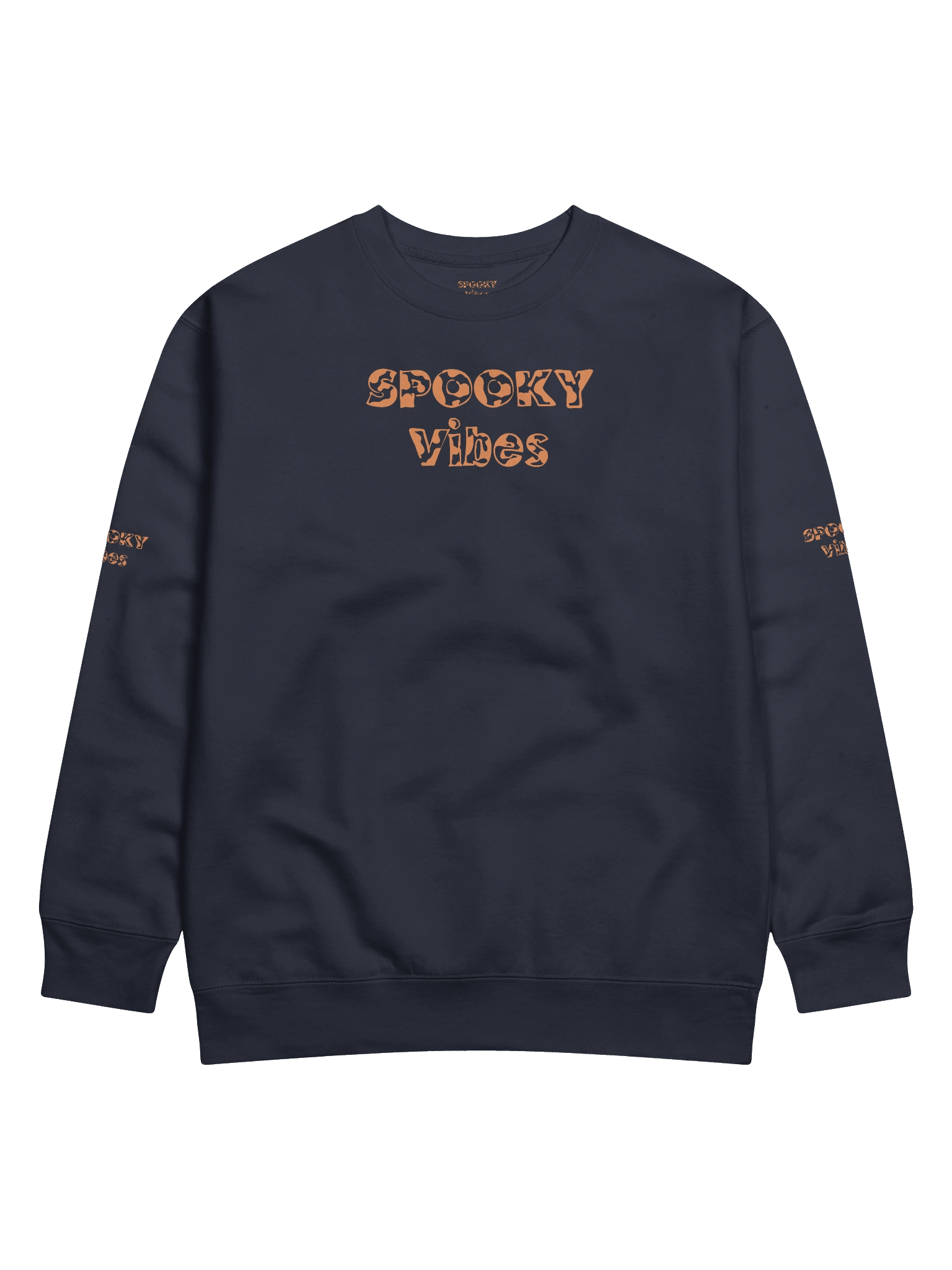 Spooky Vibes Halloween Typography Sweatshirt product image (3)