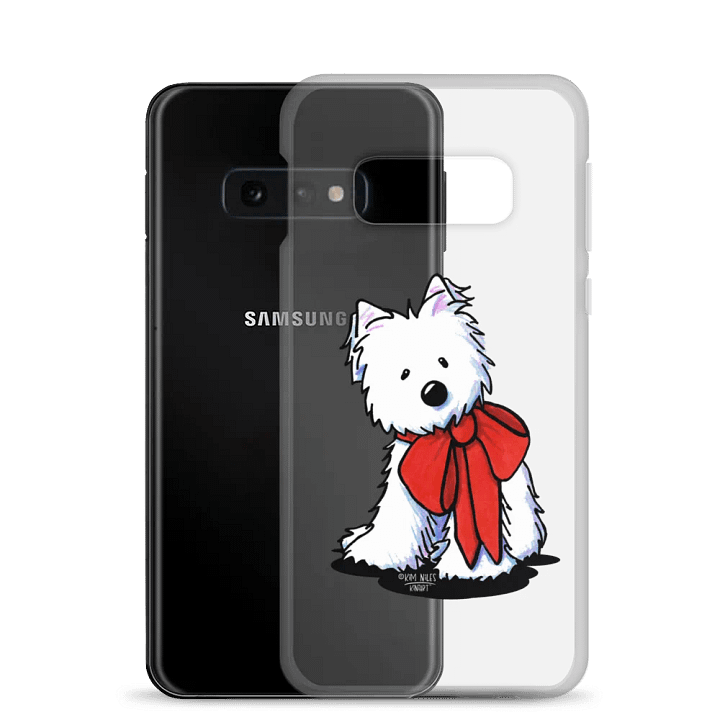 Westie Red Bow Clear Samsung® Case product image (8)
