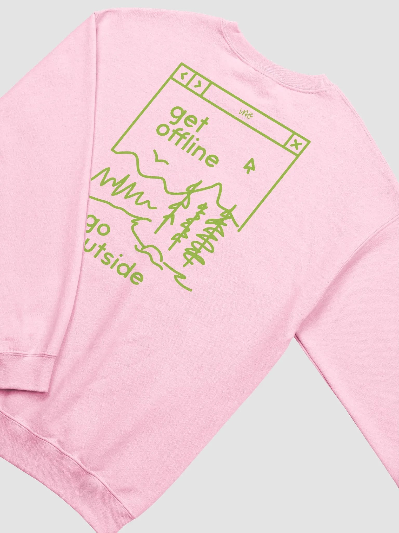 Get Offline, Go Outside (Gildan Classic Crewneck Sweatshirt) product image (1)