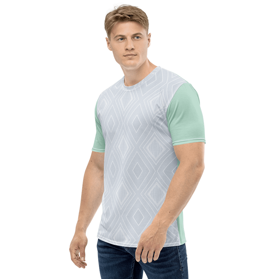 Glacial Bloom – Frosted Mint Edition Men's Tee product image (3)
