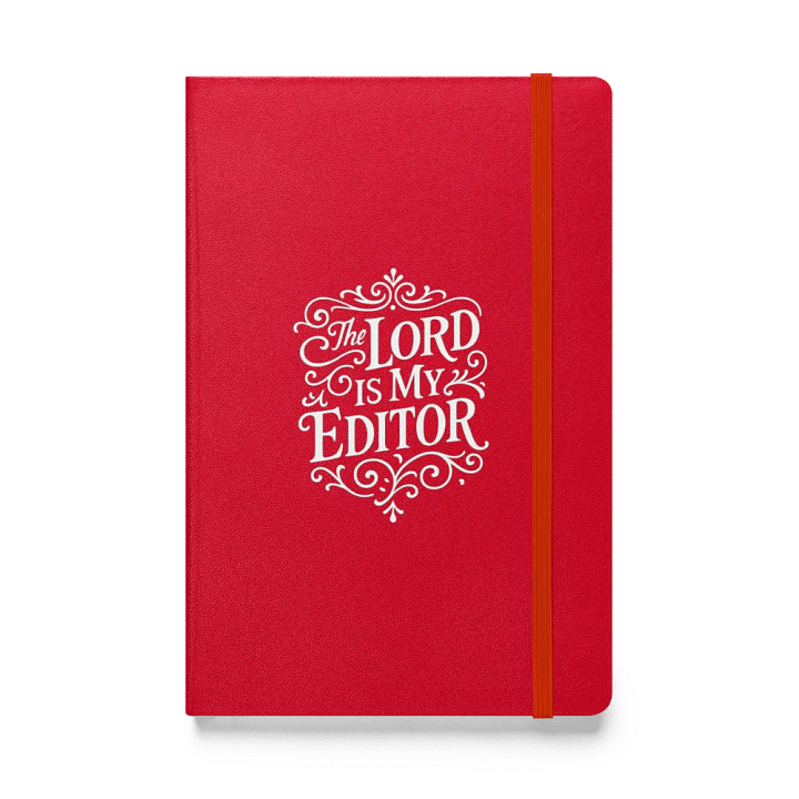 "The Lord is my Editor" Journal - Red product image (1)