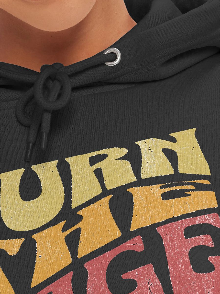 Turn The Page Kamala Harris Retro Groovy Design, Inspirational Message Hoodie Vintage Style, product image (7)