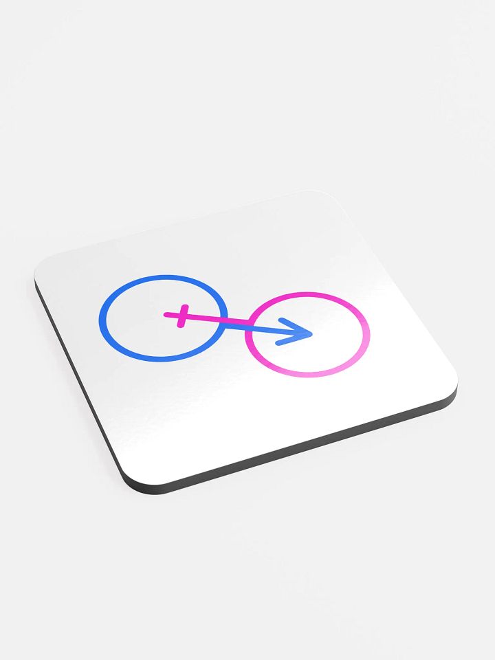 Male & Female Intersection Cork Coaster product image (2)