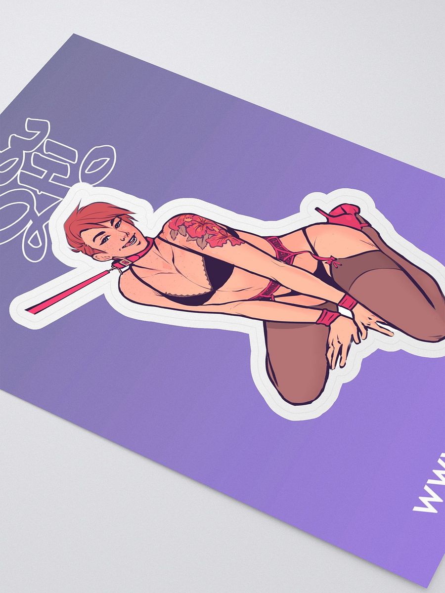 Hibiscus Pinup Sticker product image (2)