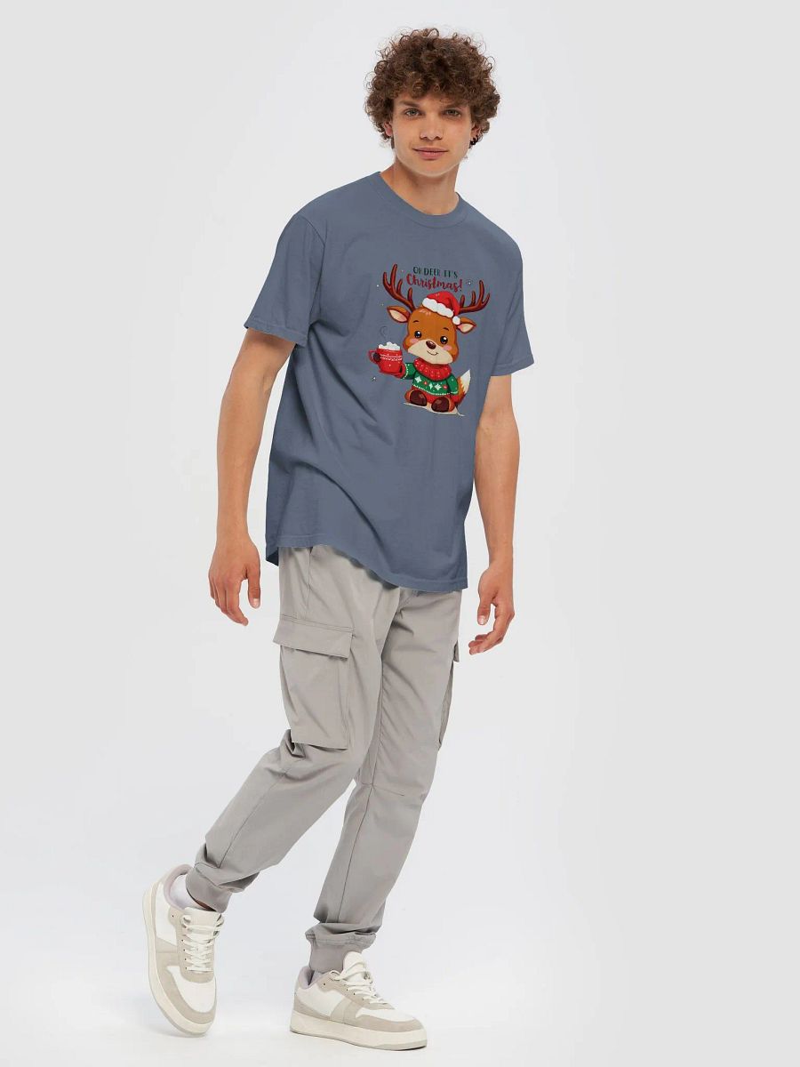 Oh Deer It's Christmas! Festive Reindeer T-shirt product image (41)