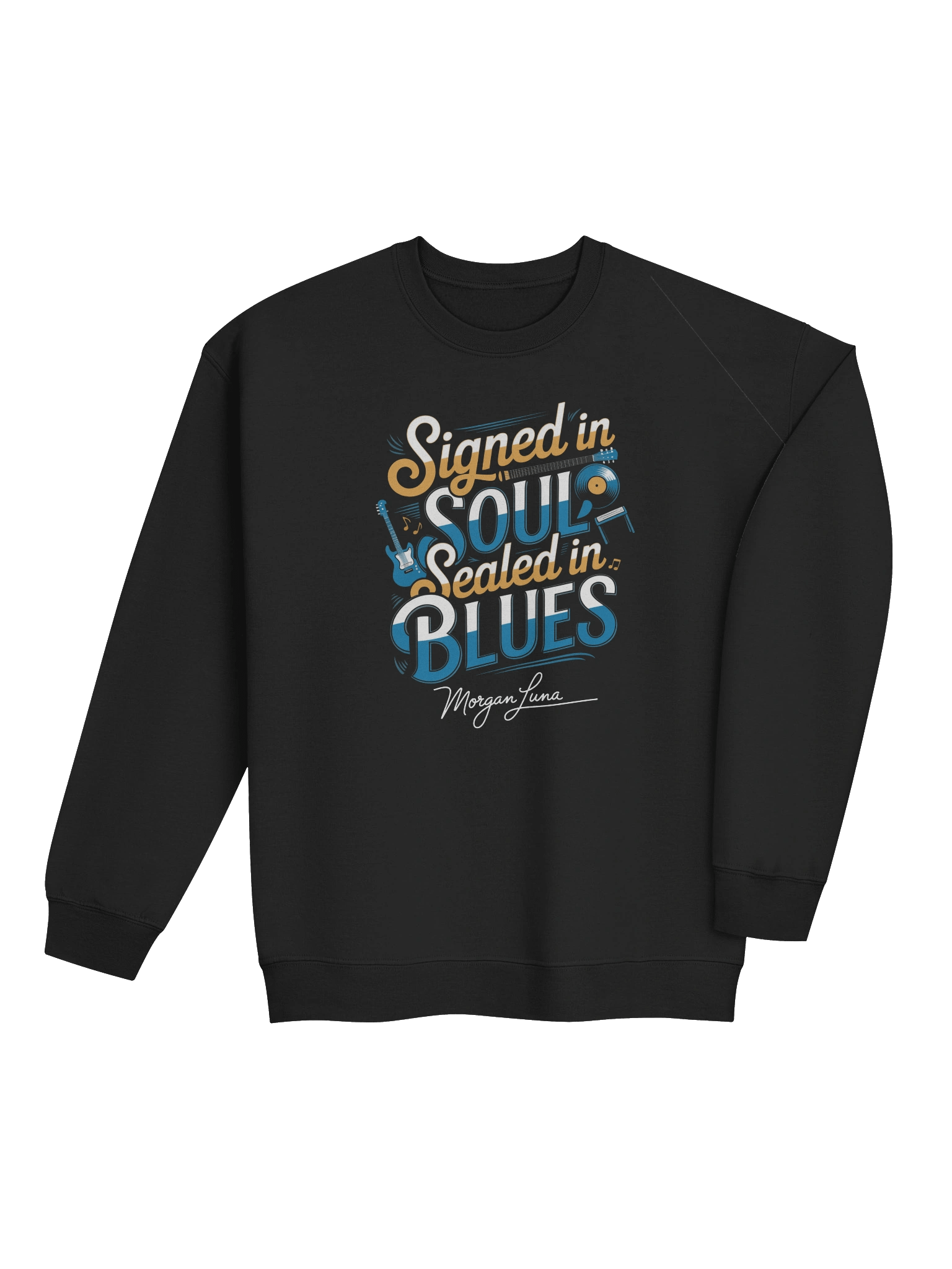 Signed in Soul, Sealed in Blues – Classic Sweatshirt (The Autograph Series) product image (4)