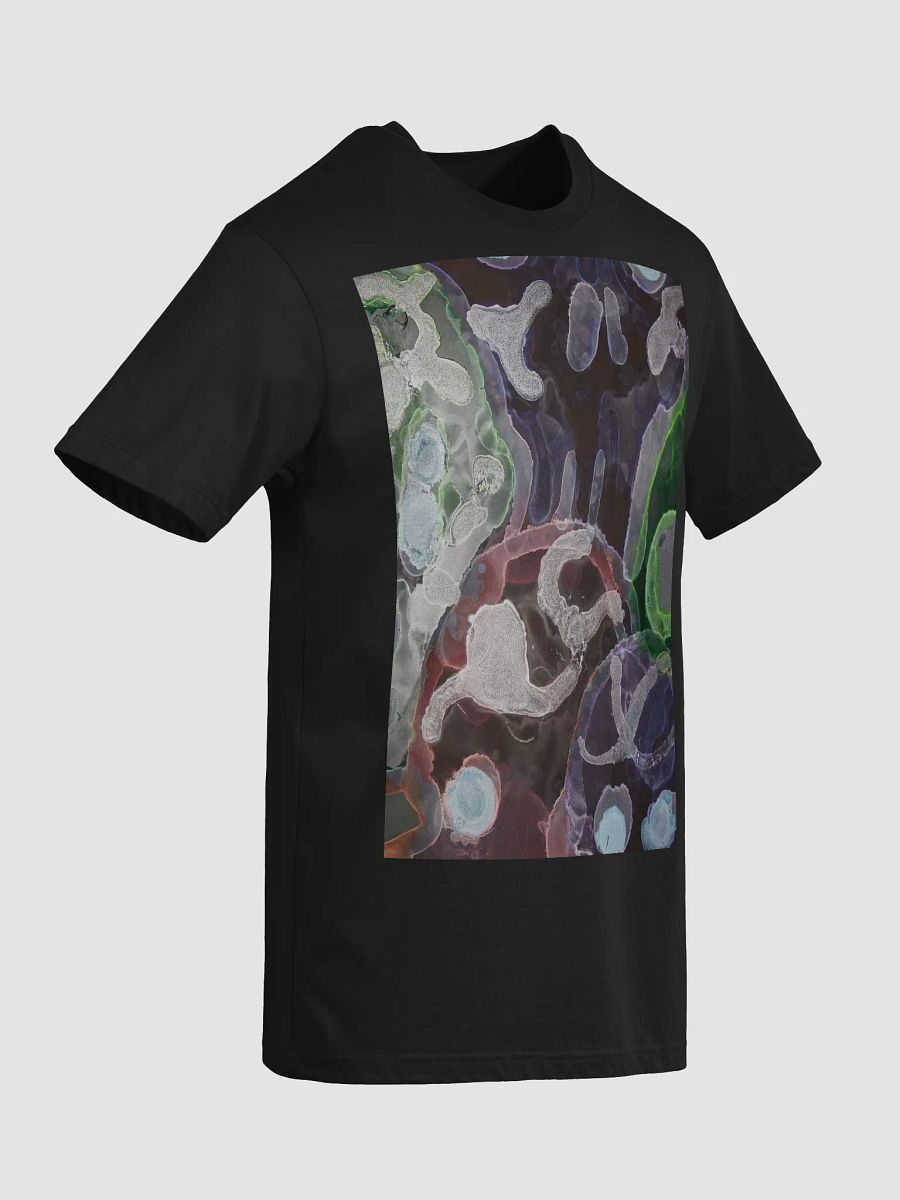 Vibrant Abstract Fusion T-Shirt Sugar Skulls Dia de Lost Muertos Ink ARt product image (5)