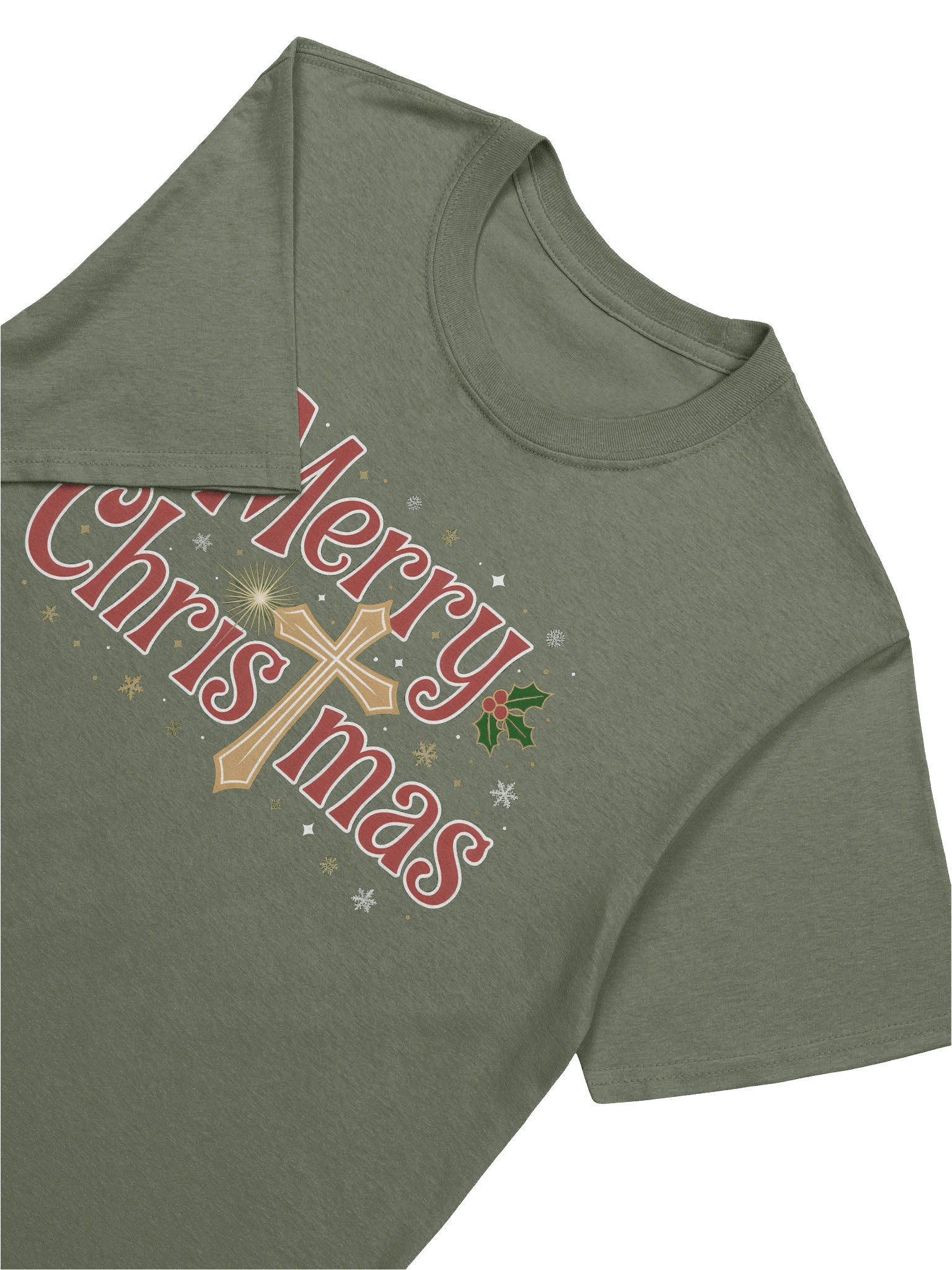 Christian Christmas Shirt Merry Christmas Cross product image (7)