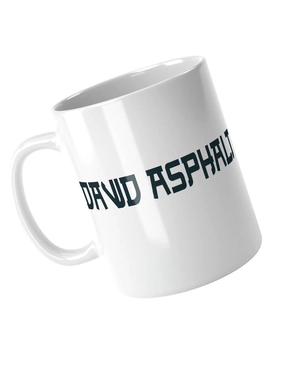 DAVID ASPHALT - WEIßE GLÄNZENDE TASSE product image (9)