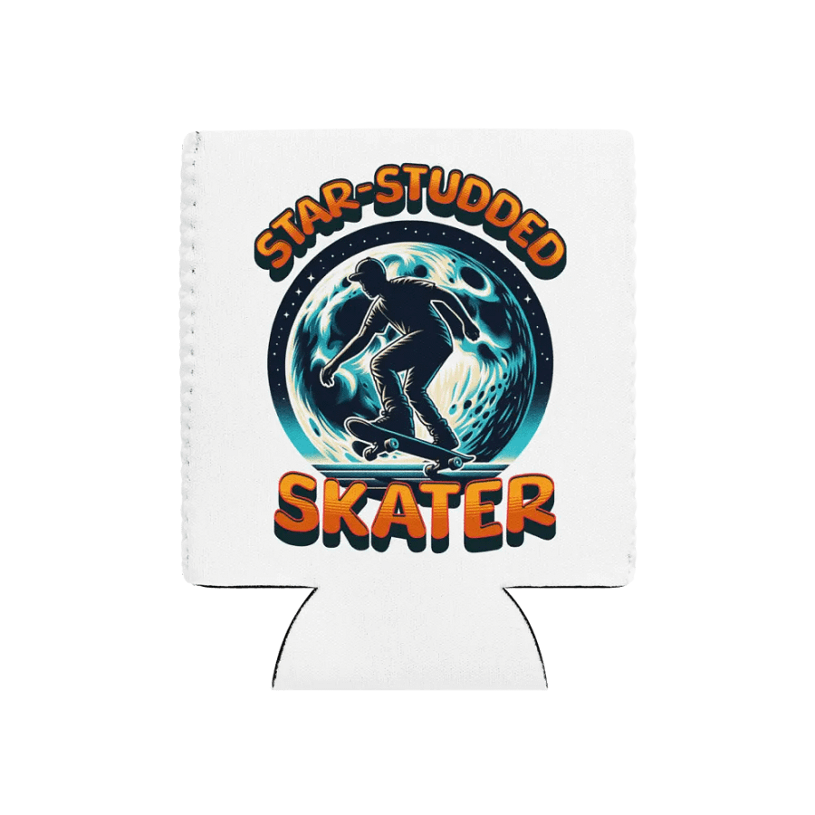 Star-Studded Skater Can Cooler product image (1)