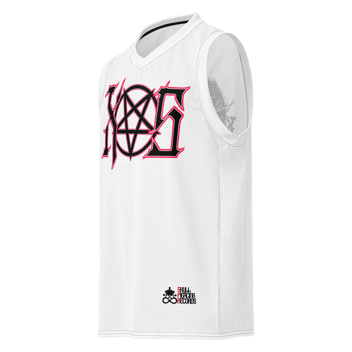 XNE OV SOLEIL Basketball Jersey (White) product image (1)