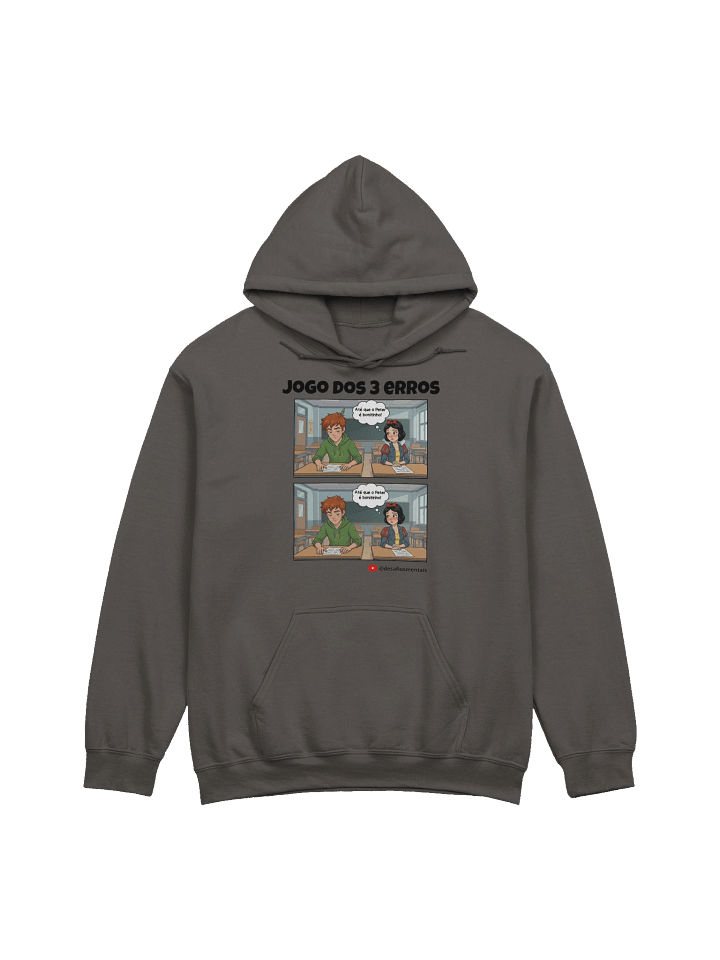Hoodie Unissex (Jogo dos 3 Erros): Peter e Branca de Neve – Edição Clean product image (1)