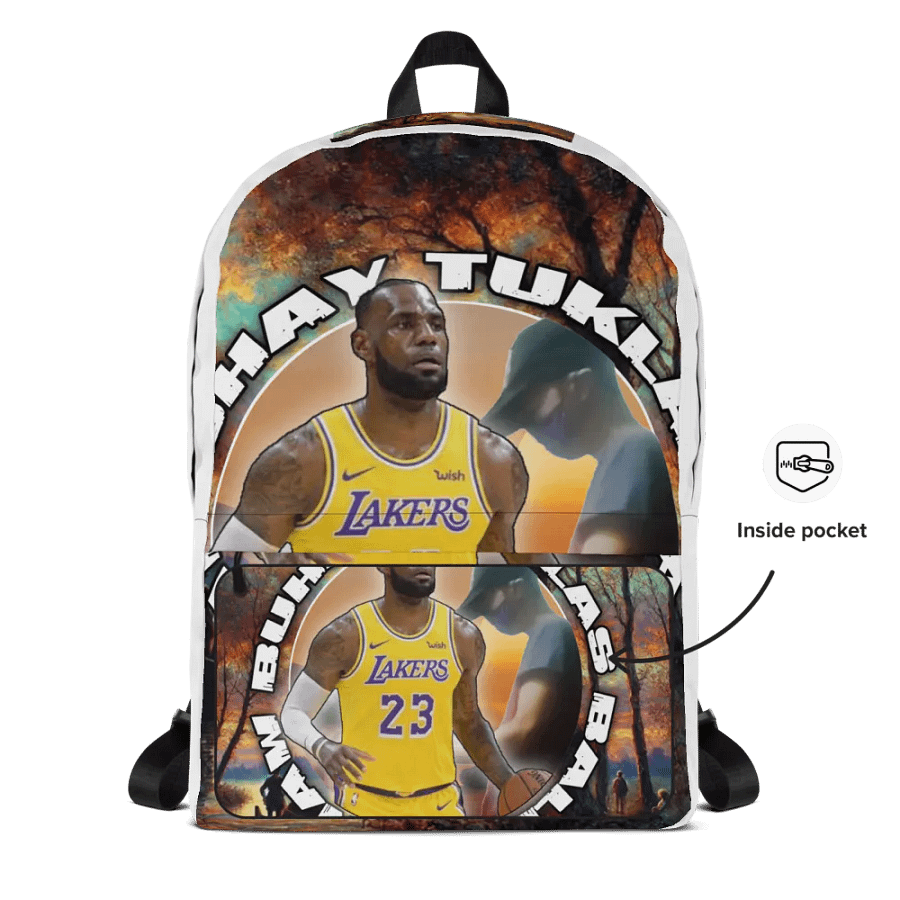 Buhay Tuklas LeBron James Lakers All-Over Print Backpack product image (8)