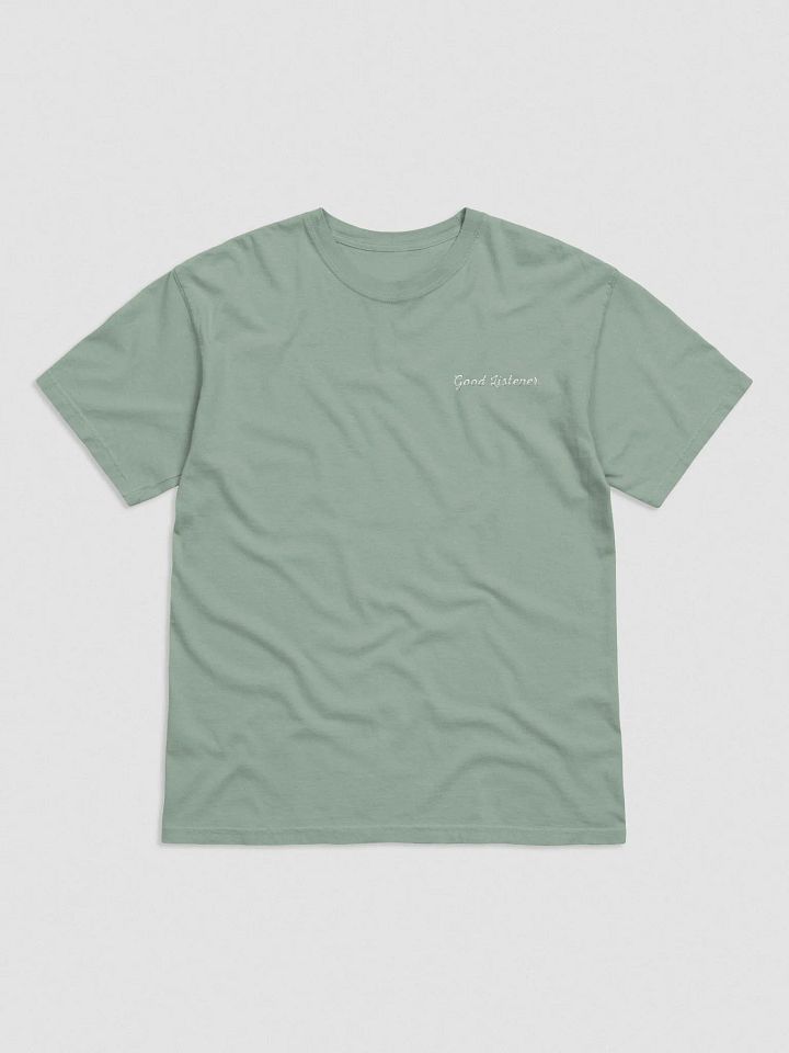 Good Listener Embroidered T-Shirt product image (1)