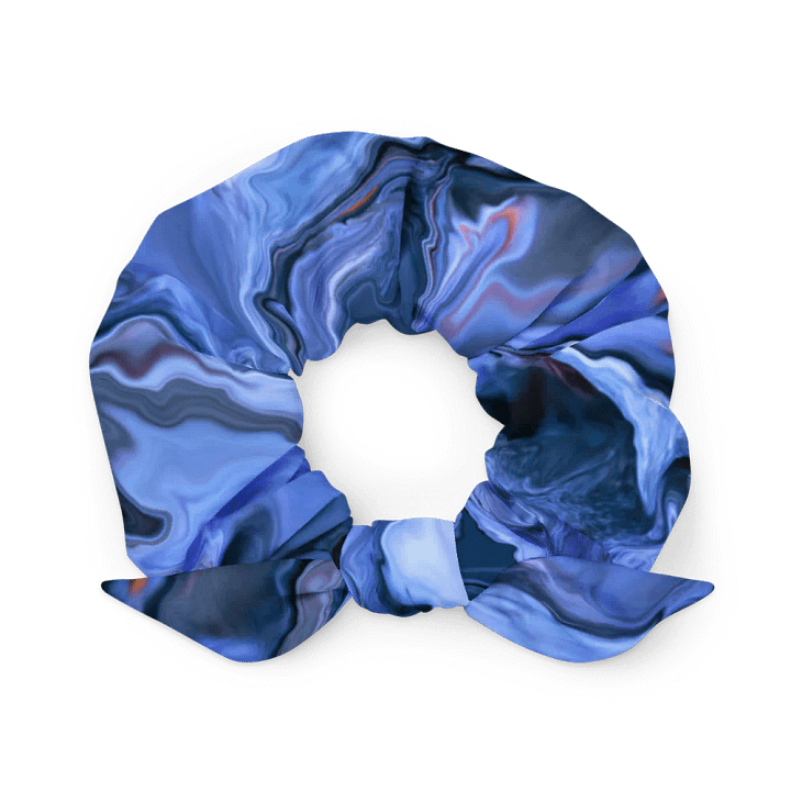 Blue Abstract Art All-Over Print Scrunchie product image (1)