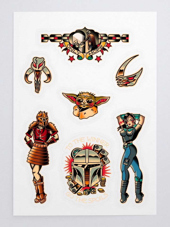Mando Flash - Sticker Sheet product image (1)