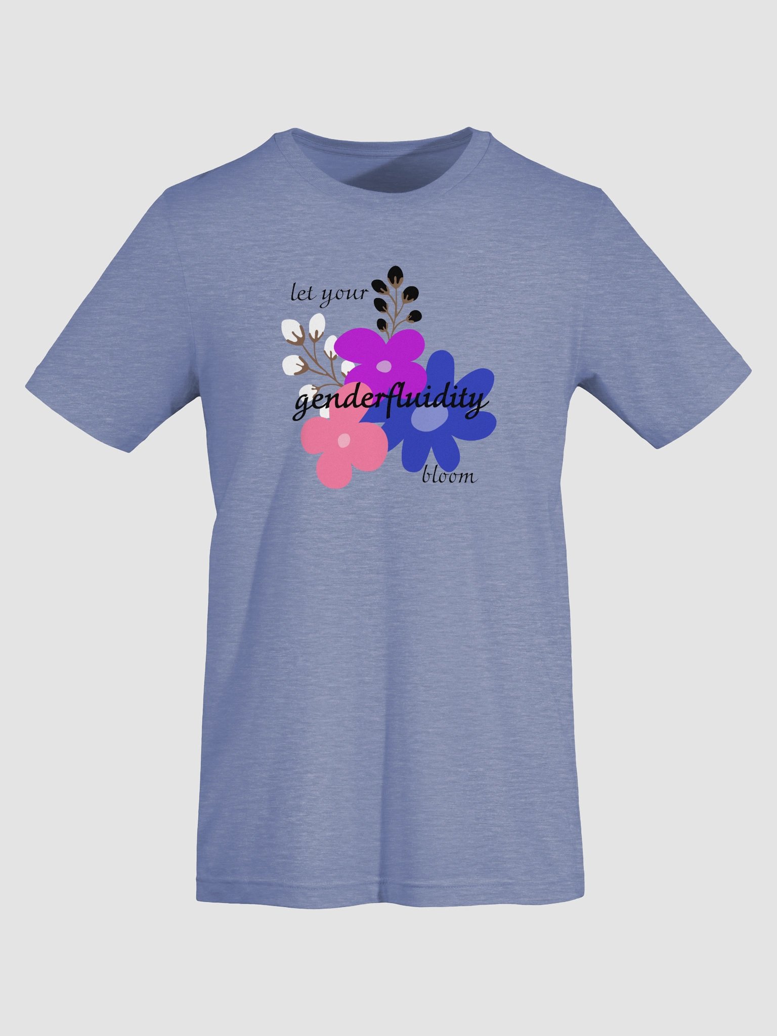 let your genderfluidity bloom t-shirt product image (7)