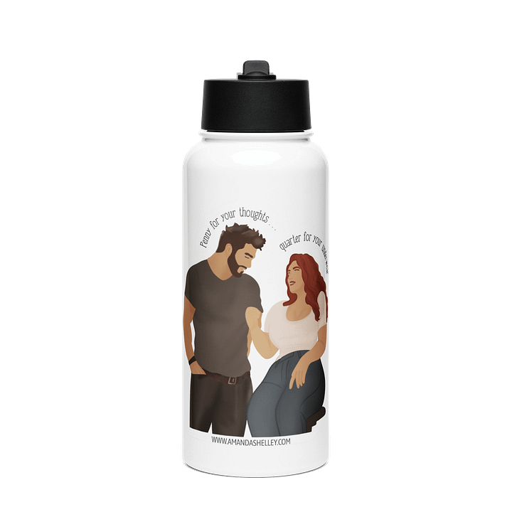 Penny For Your Thoughts Stainless Steel Bottle product image (1)