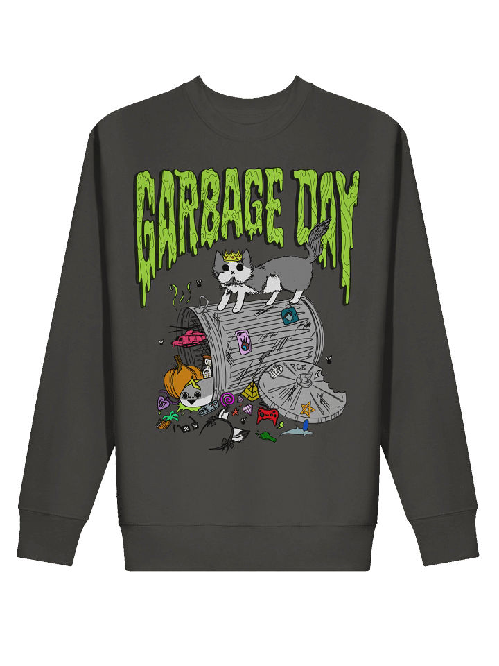 garbage day crew neck sweater product image (2)