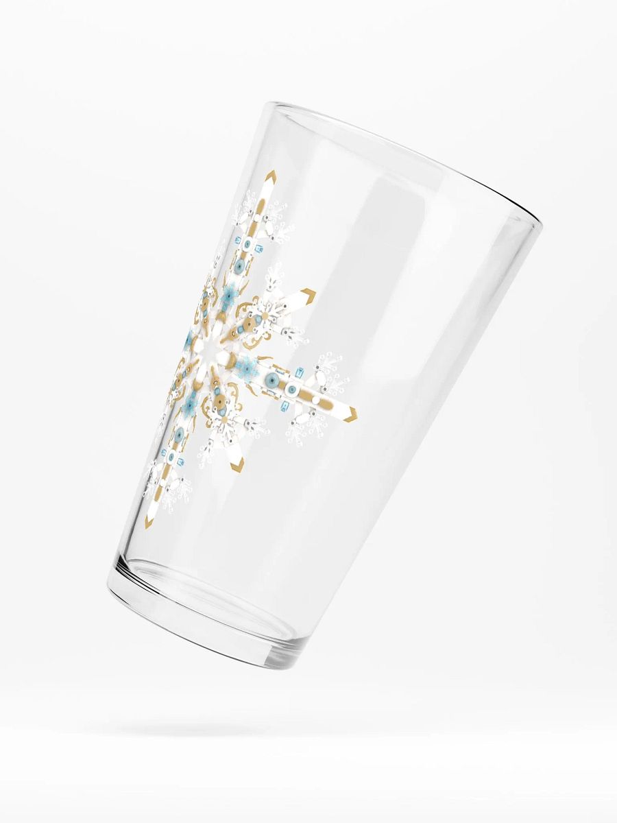 Christmas - Brick Snowflake - Pint Glass product image (4)