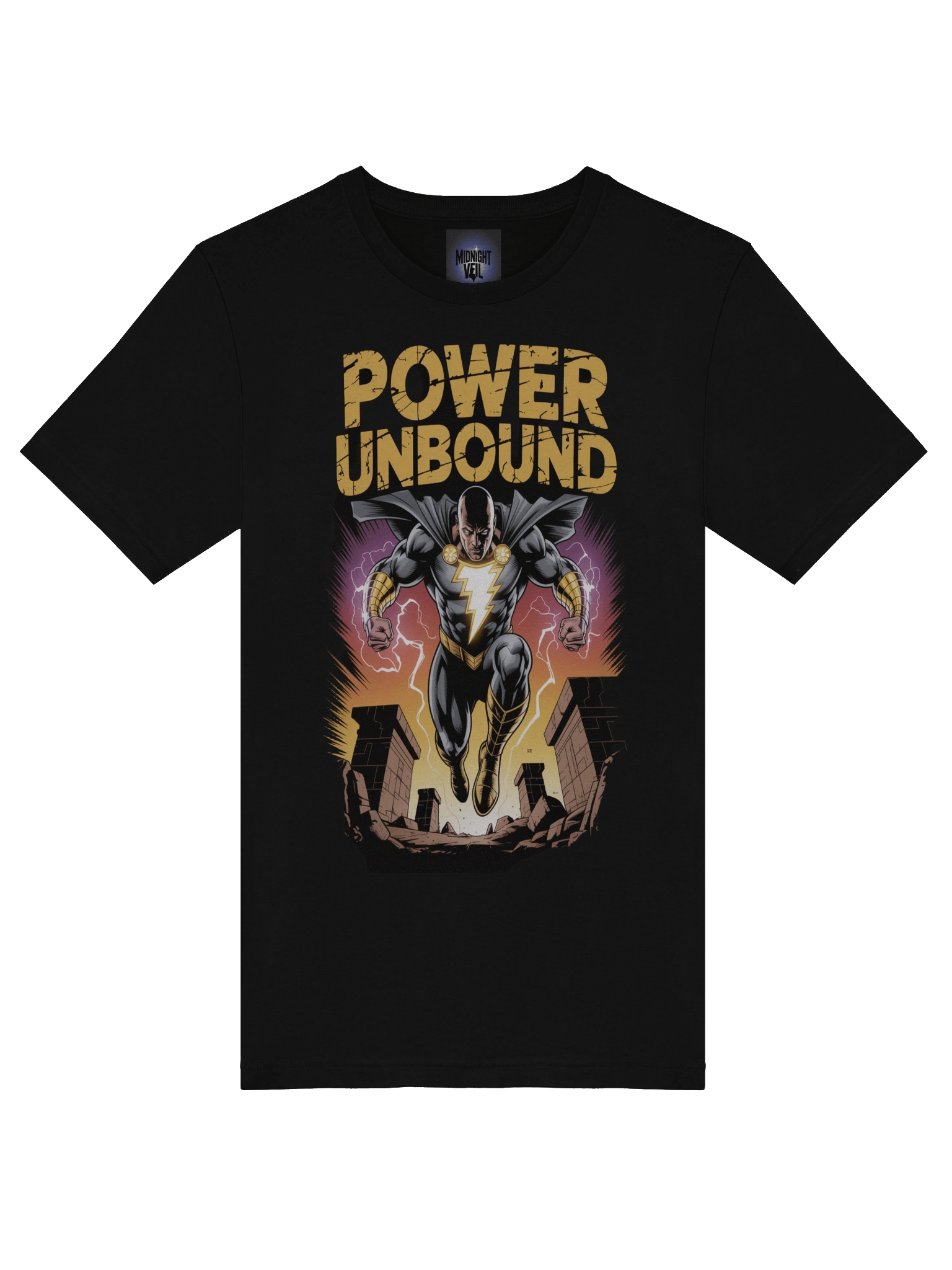 Power Unbound: Black Adam Inspired T-Shirt product image (7)