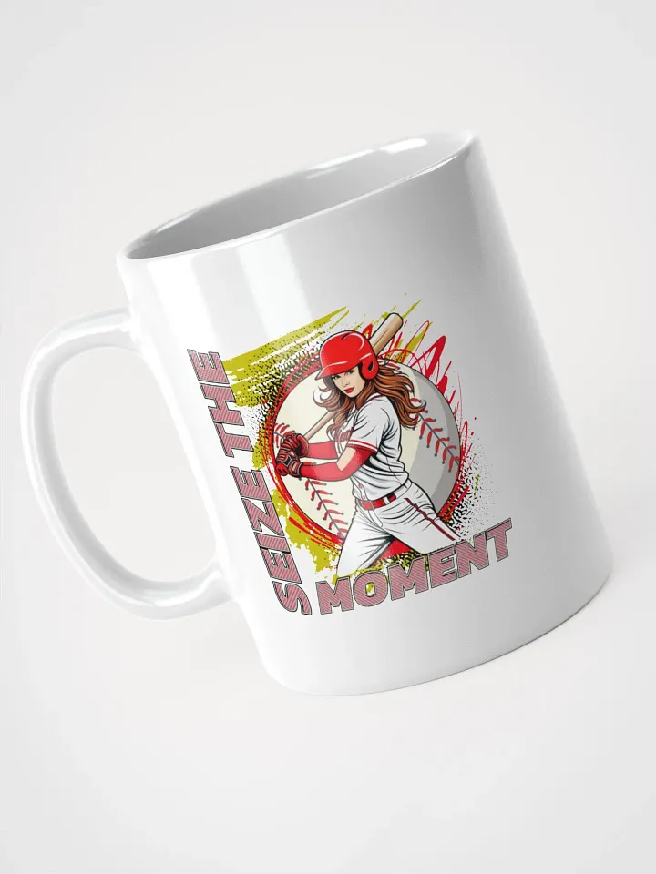 Seize the Moment Baseball Female Mug product image (2)
