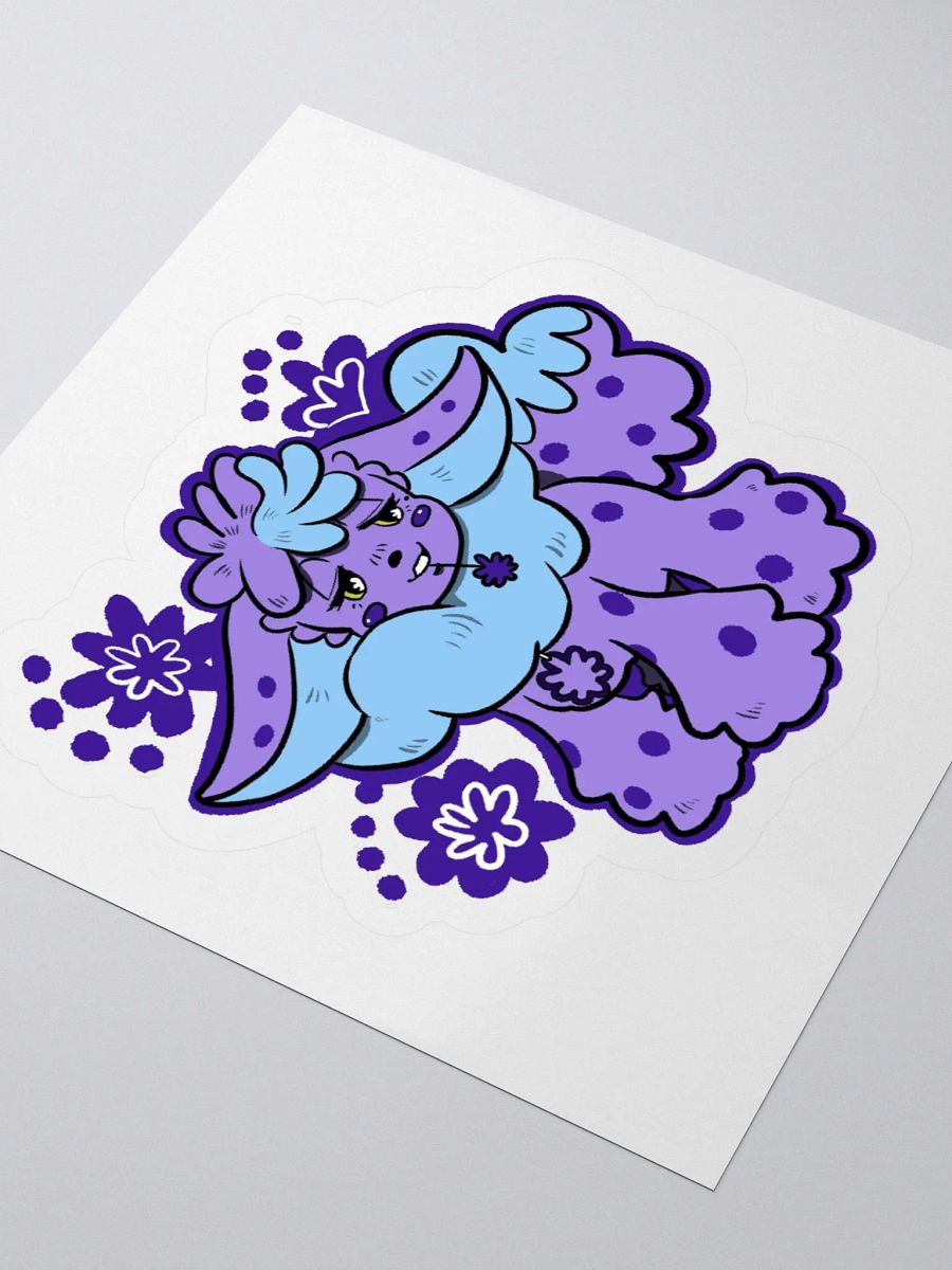 "Fluffy Flowers" Lilac Sticker product image (2)