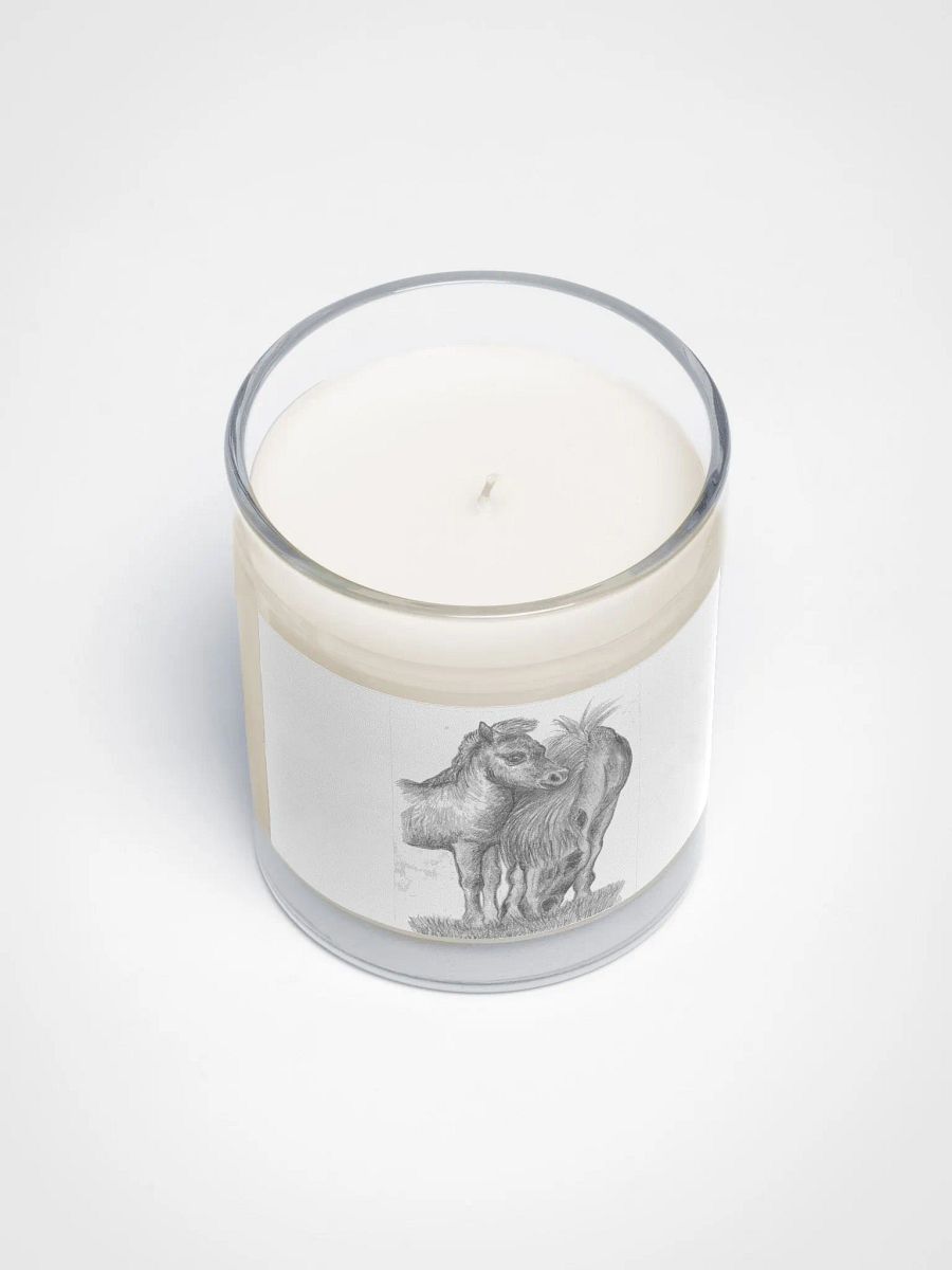 Shetland pony mare and foal candle product image (3)