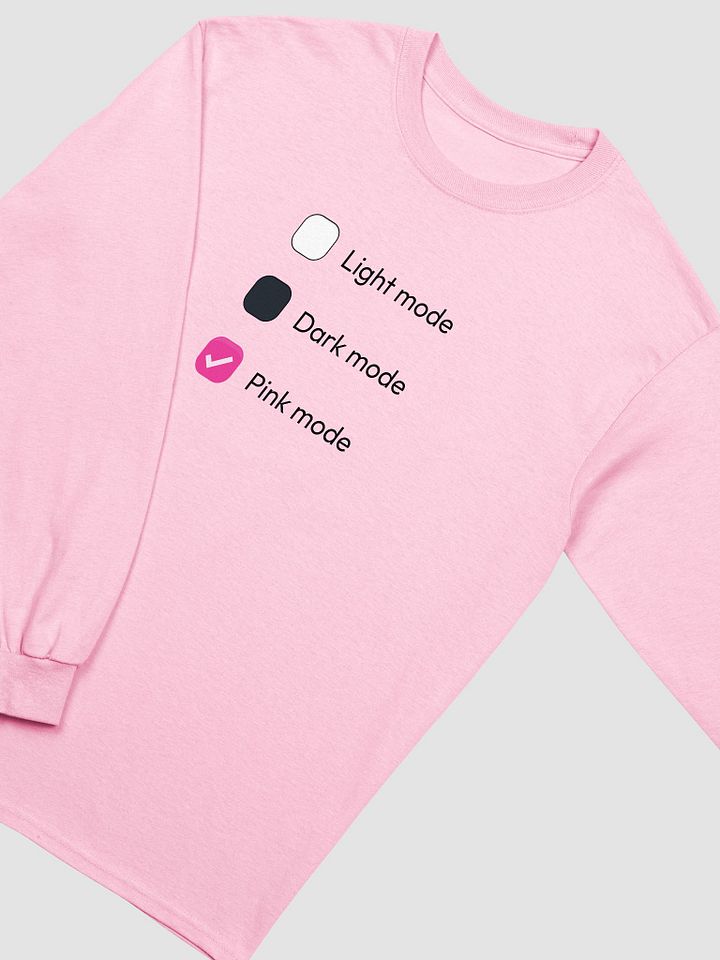 pink mode long sleeve t-shirt product image (2)