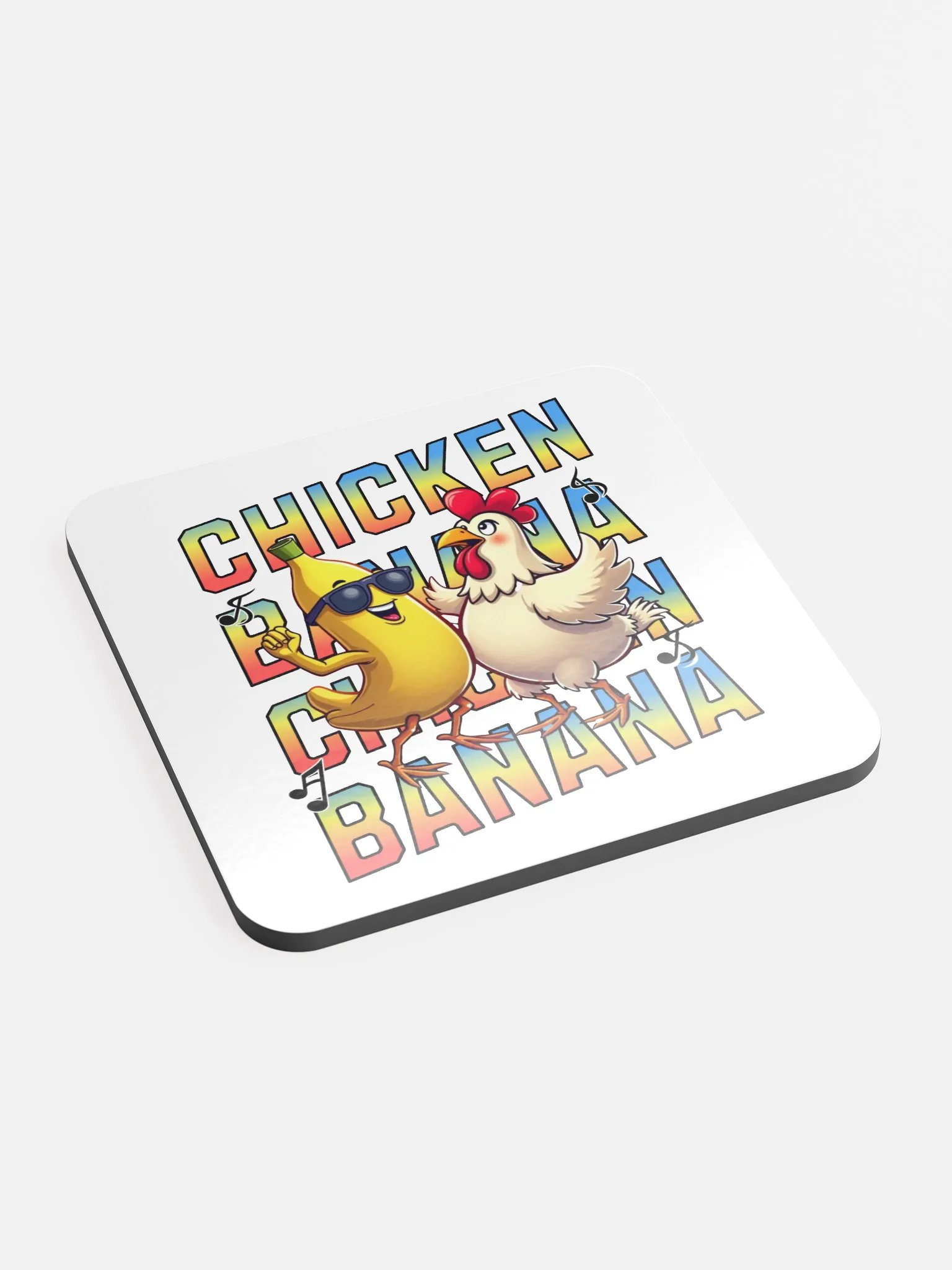 Chicken Banana Chicken Banana Funky Coaster Set product image (3)