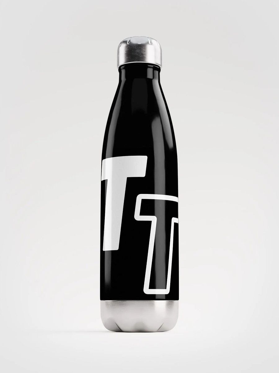 Trendy Stainless Steel Water Bottle - Black product image (2)