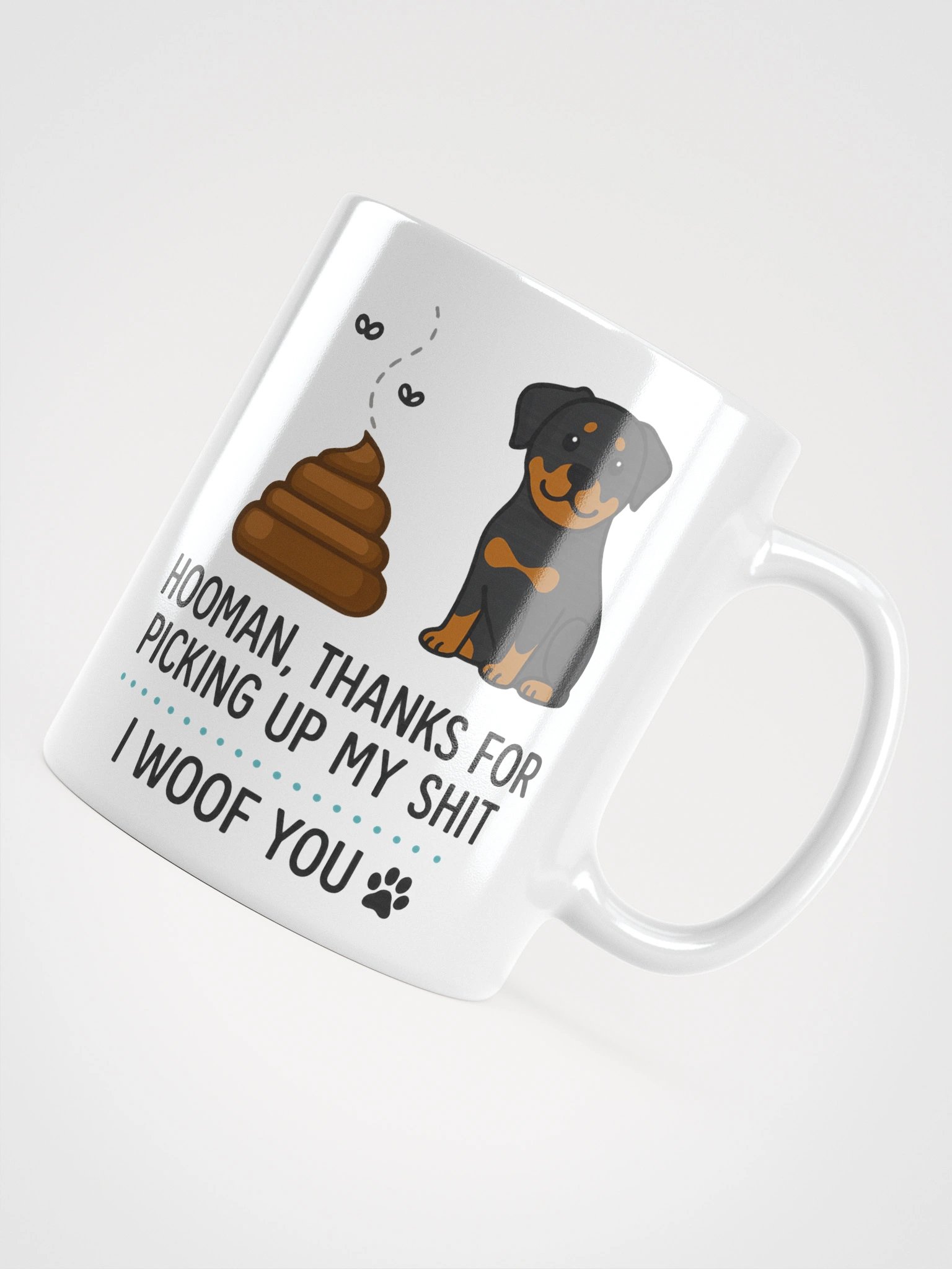 Pawsitively Hilarious Rottweiler Mug product image (5)