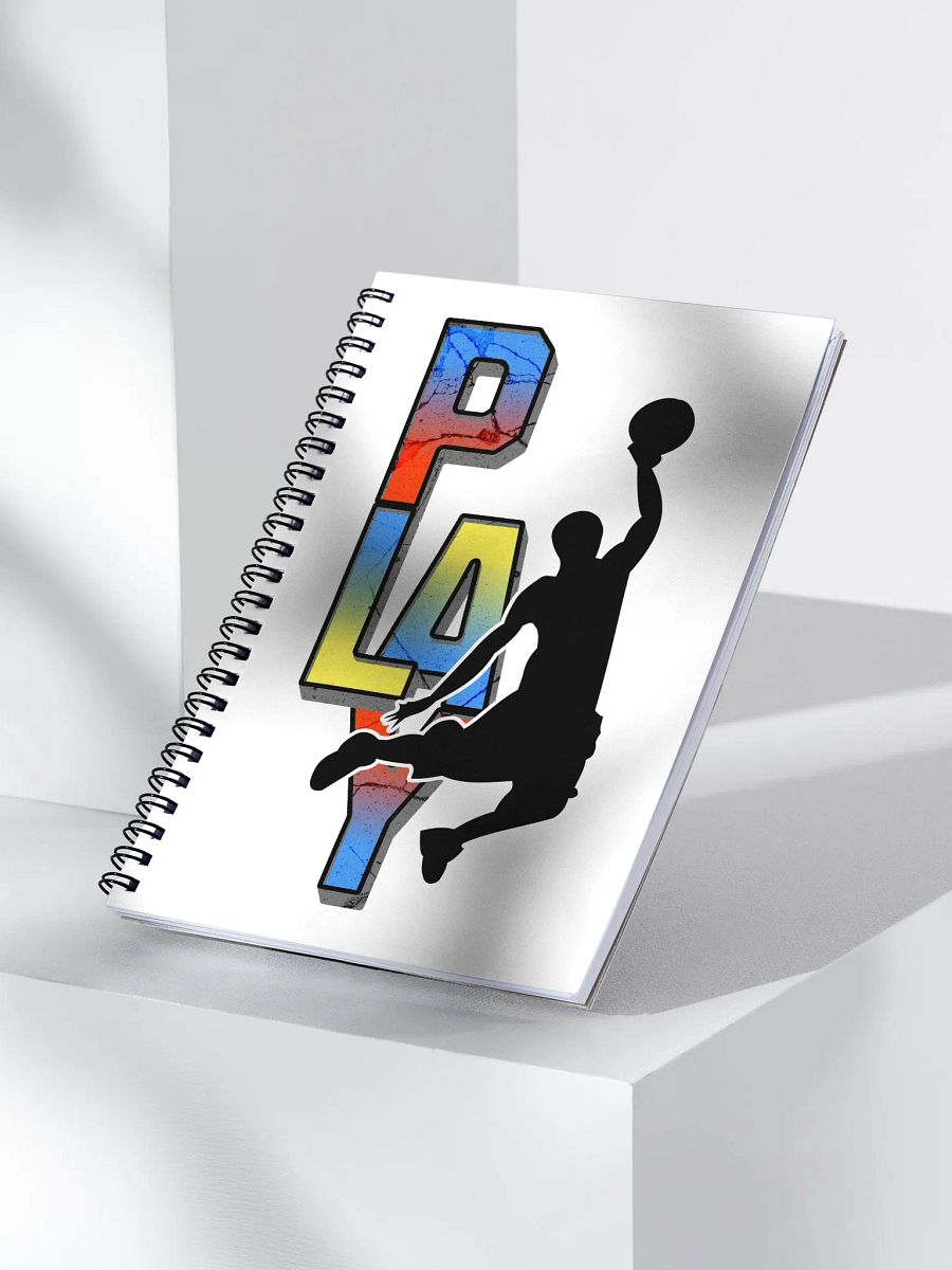 Play Basketball Airborne Spiral Notebook product image (3)
